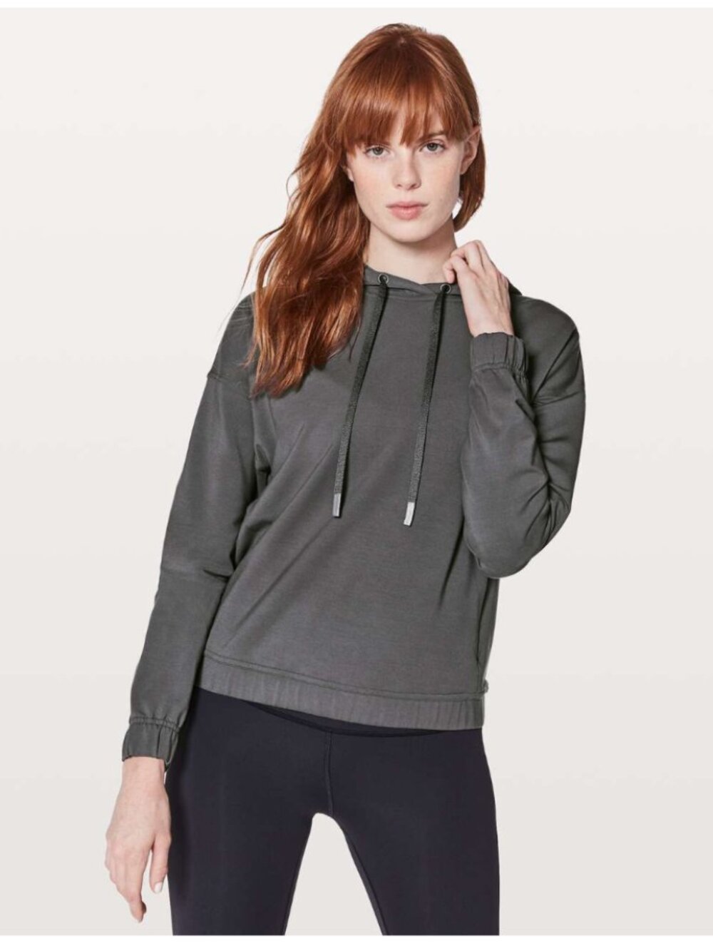 Lululemon Twisted & Tucked Pullover Dark Shadow Size 6